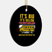 Schulbus - es ist groß keramik ornament (Rechts)