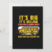 Schulbus - es ist groß save the date (Vorderseite)