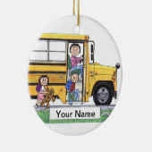 Schulbus-Fahrer - Frau Keramikornament (Rechts)