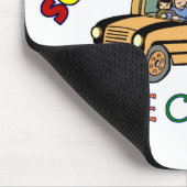Schulbus-Fahrer Mousepad (Ecke)