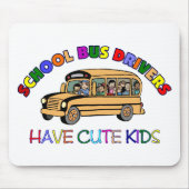 Schulbus-Fahrer Mousepad (Vorne)