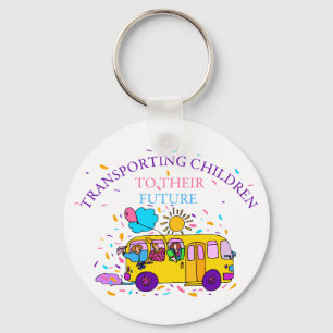 Schulbus-Fahrer-Schlüsselkette Schlüsselanhänger