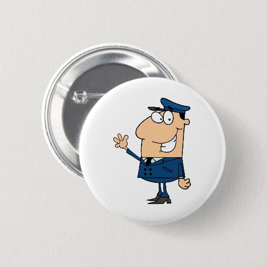 Schulbus-Fahrer-Schulwellenartig bewegen Button (Vorne & Hinten)