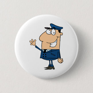 Schulbus-Fahrer-Schulwellenartig bewegen Button