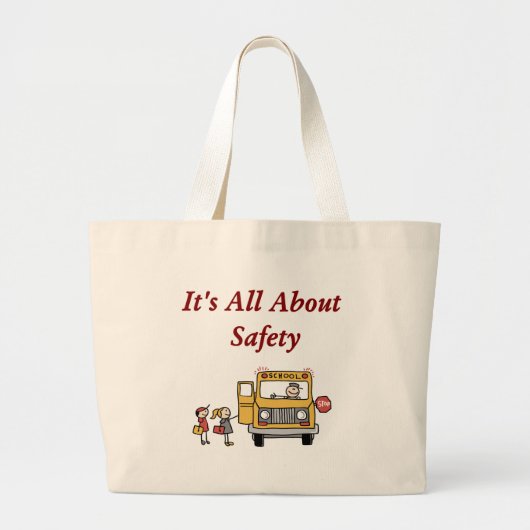 Schulbus-Fahrer-Tasche Jumbo Stoffbeutel (Vorne)