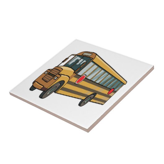 Schulbus Fliese (Seite)