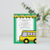 Schulbus/Foto Postkarte (Stehend Vorderseite)