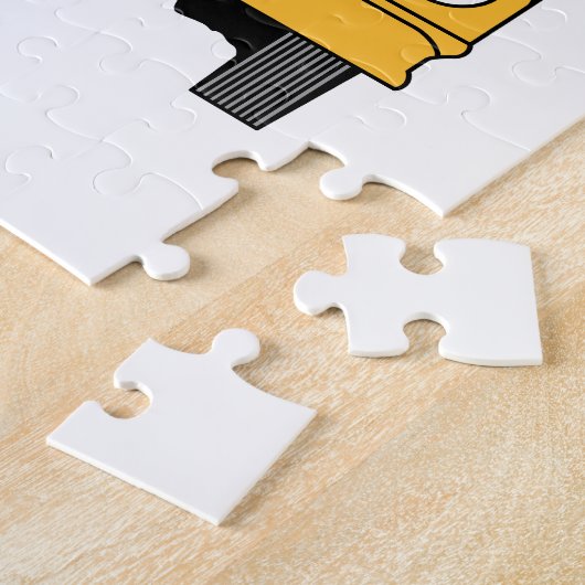 Schulbus-Front Puzzle (Seite)