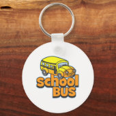 Schulbus für Kinder Schlüsselanhänger (Vorderseite)