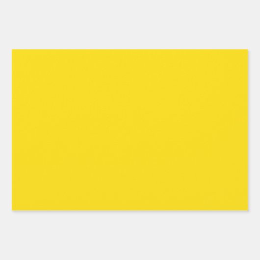 Schulbus gelb Herbst fester Farbe Geschenkpapier Set (Vorderseite)