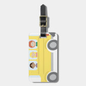 Schulbus Gepäckanhänger (Vorderseite vertikal)