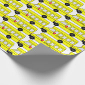 Schulbus Geschenkpapier (Ecke)