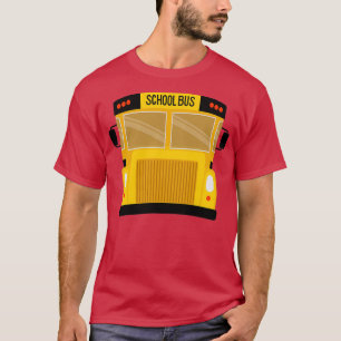 Schulbus Halloween Kostüm lustige Busfahrer Kinder T-Shirt