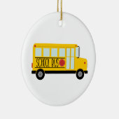 Schulbus Keramik Ornament (Rechts)