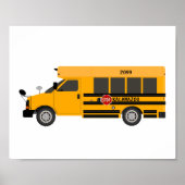 Schulbus Kinder Décor Print Poster (Vorne)