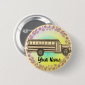 Schulbus-Knopf Button (Vorne & Hinten)