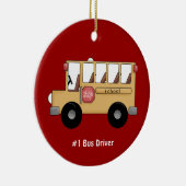 Schulbus (kundengerecht) keramik ornament (Rechts)