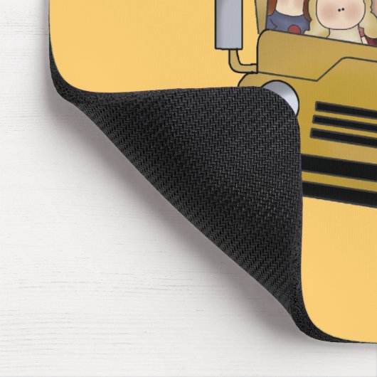 Schulbus-Liebe-Kindergarten Mousepad (Ecke)