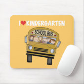 Schulbus-Liebe-Kindergarten Mousepad (Mit Mouse)