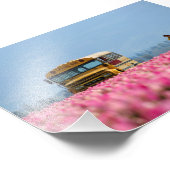 Schulbus, Magic Bus. Fotodruck (Ecke)