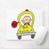 Schulbus mit Fahrer-Mauspad Mousepad (Mit Mouse)