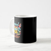 Schulbus-Monitor Schulbusfahrer Zurück zur Schule Kaffeetasse (Vorderseite Links)