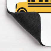 Schulbus Mousepad (Ecke)