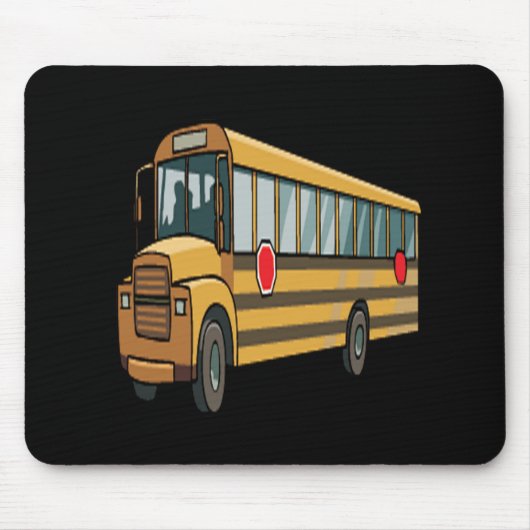Schulbus Mousepad (Vorne)