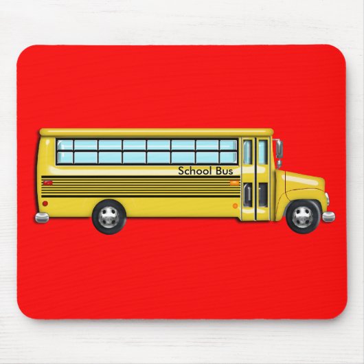 Schulbus Mousepad (Vorne)