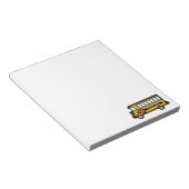 Schulbus Notizblock (angewinkelt)