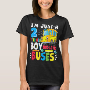 Schulbus nur ein Junge, der die Schule Liebe, fähr T-Shirt