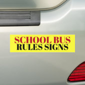 SCHULBUS ORDNET Zeichen sticker/MAGNET an Autoaufkleber (Auf Auto)