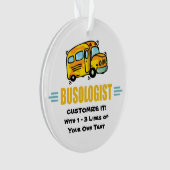 Schulbus Ornament (Vorderseite)