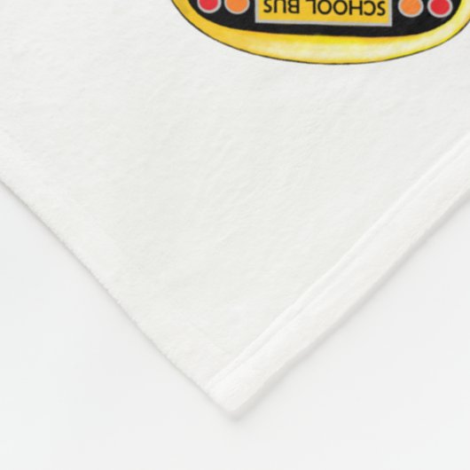 Schulbus Personalisiert Blanket Fleecedecke (Ecke)