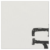 Schulbus-personalisiertes Gewebe Stoff (Nahaufnahme)