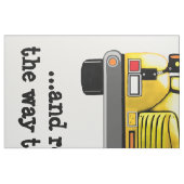 Schulbus-personalisiertes Gewebe Stoff (Fat Quarter (45,7 x 55,9 cm))