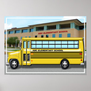 Schulbus Poster