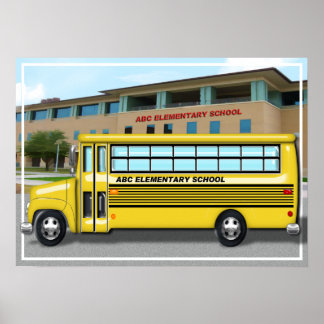 Schulbus Poster