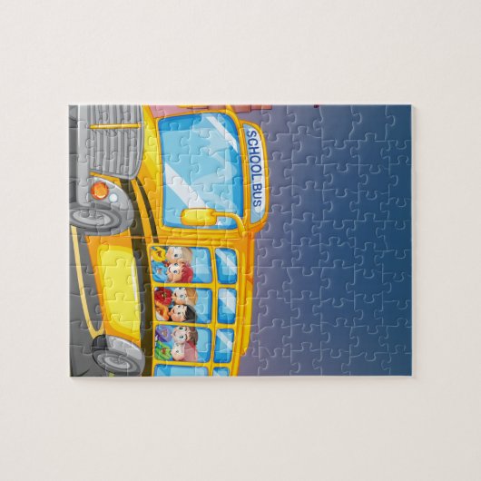 Schulbus Puzzle (Horizontal)