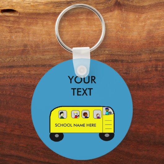 SCHULBUS - Schlüsselanhänger (Vorderseite)