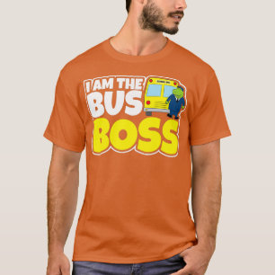 Schulbus Shirt Ich bin Busfahrer Geschenk 1