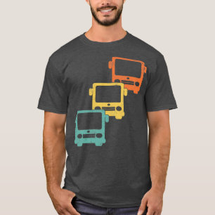 Schulbus Skoolie Busfahrer T-Shirt