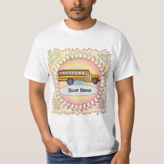 Schulbus-T-Shirt T-Shirt (Vorderseite)