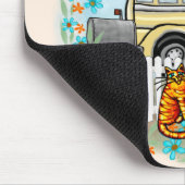 Schulbus-Tag benutzerdefinierter Name Mousepad (Ecke)