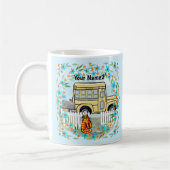 Schulbus-Tag-Tasse Kaffeetasse (Links)