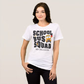 Schulbus-Team Tri-Blend Shirt (Vorderseite voll)