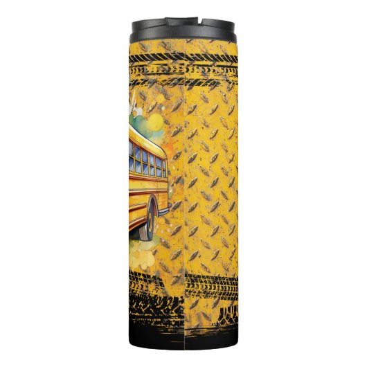 Schulbus Thermosbecher (Rückseite)