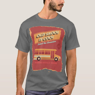 Schulbus-Umwandlung Vintage Skoolie-Geschenk T-Shirt