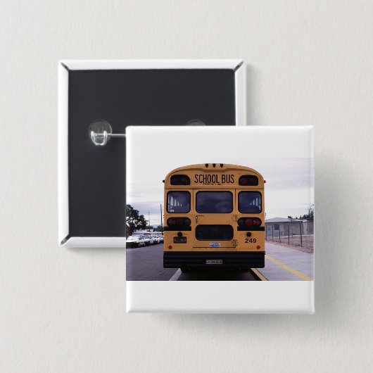 Schulbusbild Button (Vorne & Hinten)