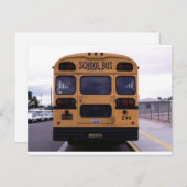 Schulbusbild Postkarte (Vorne/Hinten)